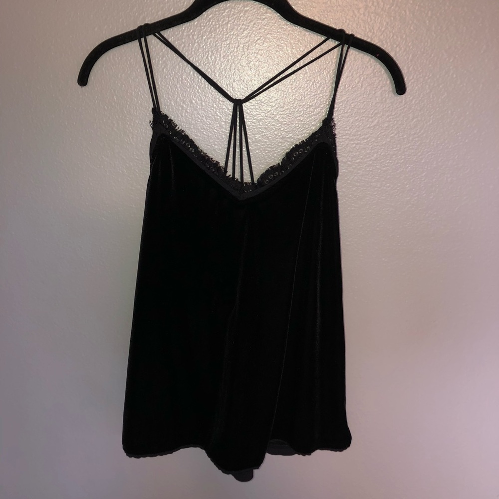 Black Velvet Top